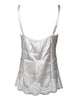 Dolce & Gabbana Top White Satin Lace Tank Lingerie Underwear