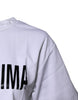 Dolce & Gabbana White Bellissima Cotton Crew Neck T-shirt