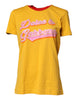 Dolce & Gabbana Yellow Printed Cotton Short Sleeves T-shirt