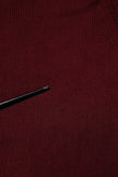 Dolce & Gabbana Burgundy Long Sleeves Turtleneck Slim Sweater