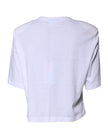 Chiara Ferragni White Short Sleeves Logo Printed T-shirt
