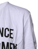 Dolce & Gabbana White Cotton Printed Round Neck Top T-shirt