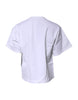Dolce & Gabbana White Bellissima Cotton Crew Neck T-shirt