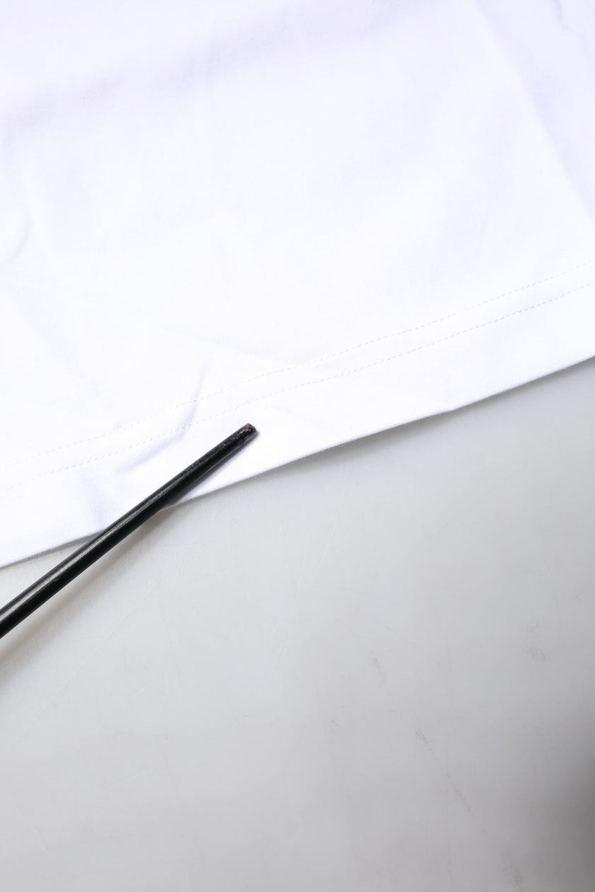 Dolce & Gabbana White Bellissima Cotton Crew Neck T-shirt