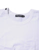 Dolce & Gabbana White Cotton Crew Neck Cropped Top T-shirt