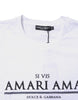 Dolce & Gabbana White Cotton Printed Round Neck Top T-shirt
