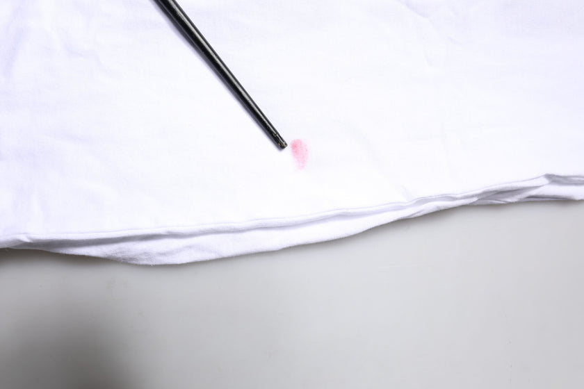 Dolce & Gabbana White Cotton Silk Blend Ascot Collar T-shirt