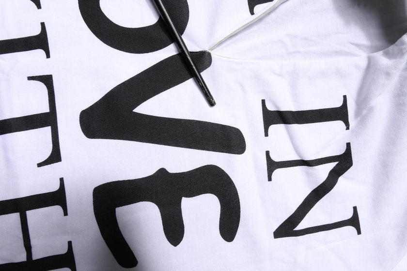 Dolce & Gabbana White Cotton Silk Blend Ascot Collar T-shirt