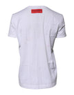 Dolce & Gabbana White Cotton DG Floral Embroidered Top T-shirt