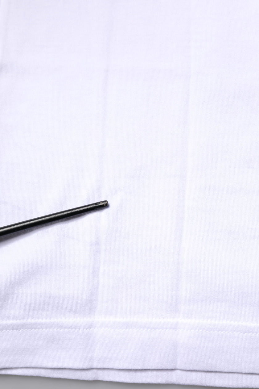 Dolce & Gabbana White #DGFAMILY Cotton Embroidery T-shirt