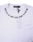 Dolce & Gabbana White Cotton Sleeveless Printed Tank T-shirt