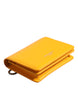 Dolce & Gabbana Yellow Leather Bifold Card Holder Crossbody Bag
