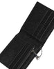 Dolce & Gabbana Black Green Leather DG Plaque Bifold Card Holder Wallet