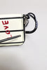 Dolce & Gabbana White Leather SICILY DG Crown Purse Cross Body Bag