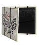 Dolce & Gabbana White Leather DG Crown Royals Bifold Card Holder Wallet