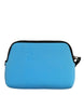 Dolce & Gabbana Blue DG Logo Print Clutch Zip Borse Pouch Bag