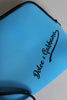 Dolce & Gabbana Blue DG Logo Print Clutch Zip Borse Pouch Bag