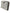Dolce & Gabbana White Black Striped Leather Zip Around Continental Wallet