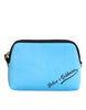 Dolce & Gabbana Blue DG Logo Print Clutch Zip Borse Pouch Bag