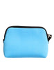 Dolce & Gabbana Blue DG Logo Print Clutch Zip Borse Pouch Bag