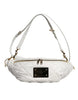 Dolce & Gabbana White Quilted Logo Plaque Belt Waist Fanny Pack Bag