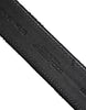 Dolce & Gabbana Black Cotton Silver Tone Metal Buckle Belt