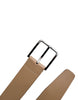 Dolce & Gabbana Brown Leather Classic Metal Logo Buckle Belt