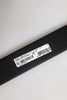 Dolce & Gabbana Black Leather DG Logo Plaque Buckle Belt