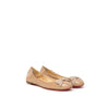 Christian Louboutin Beige Patent Leather Flat Shoe