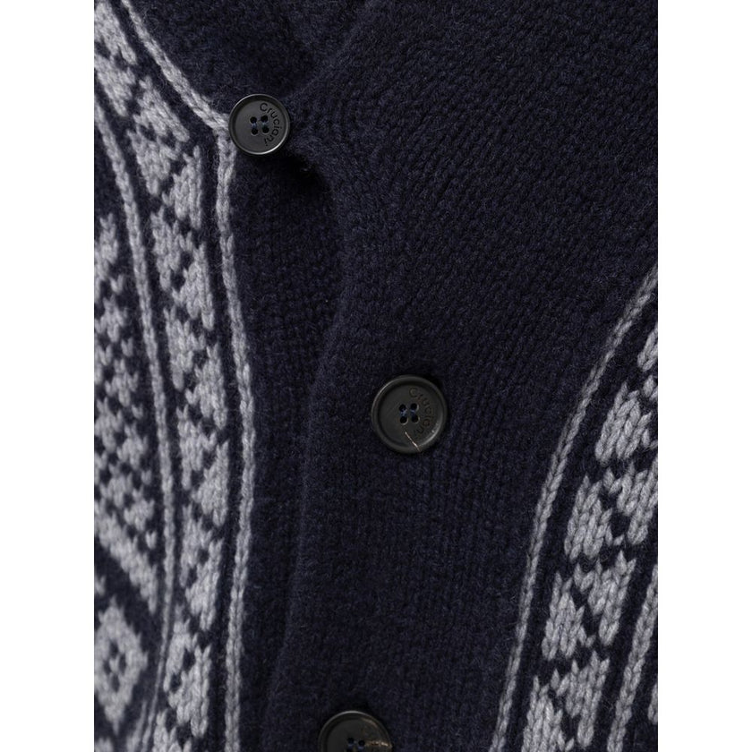 Cruciani Bicolor Cashmere Cardigan