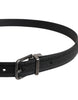 Dolce & Gabbana Black Calf Leather Classic Metal Buckle Belt