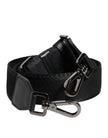 Dolce & Gabbana Black Solid Polyester Bag Handle Shoulder Strap