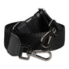 Dolce & Gabbana Black Solid Polyester Bag Handle Shoulder Strap