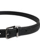 Dolce & Gabbana Black Calf Leather Classic Metal Buckle Belt