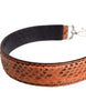 Dolce & Gabbana Black Beige Exotic Leather Bag Shoulder Strap