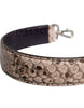 Dolce & Gabbana Black Cream Exotic Leather Bag Shoulder Strap