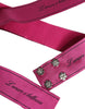 Dolce & Gabbana Pink Waist Ribbon Wide Bow Logo Belt