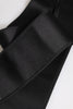 Dolce & Gabbana Black Satin Wide Waist Belt