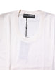 Dolce & Gabbana White Sleeveless Cashmere Round Neck Tank Top