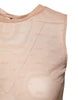 Dolce & Gabbana Beige Nylon Logo Monogram Sleeveless Tank Top