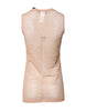 Dolce & Gabbana Beige Nylon Logo Monogram Sleeveless Tank Top