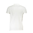 Cavalli Class White Cotton Polo Shirt