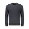 Hugo Boss Black Cotton Men Sweater