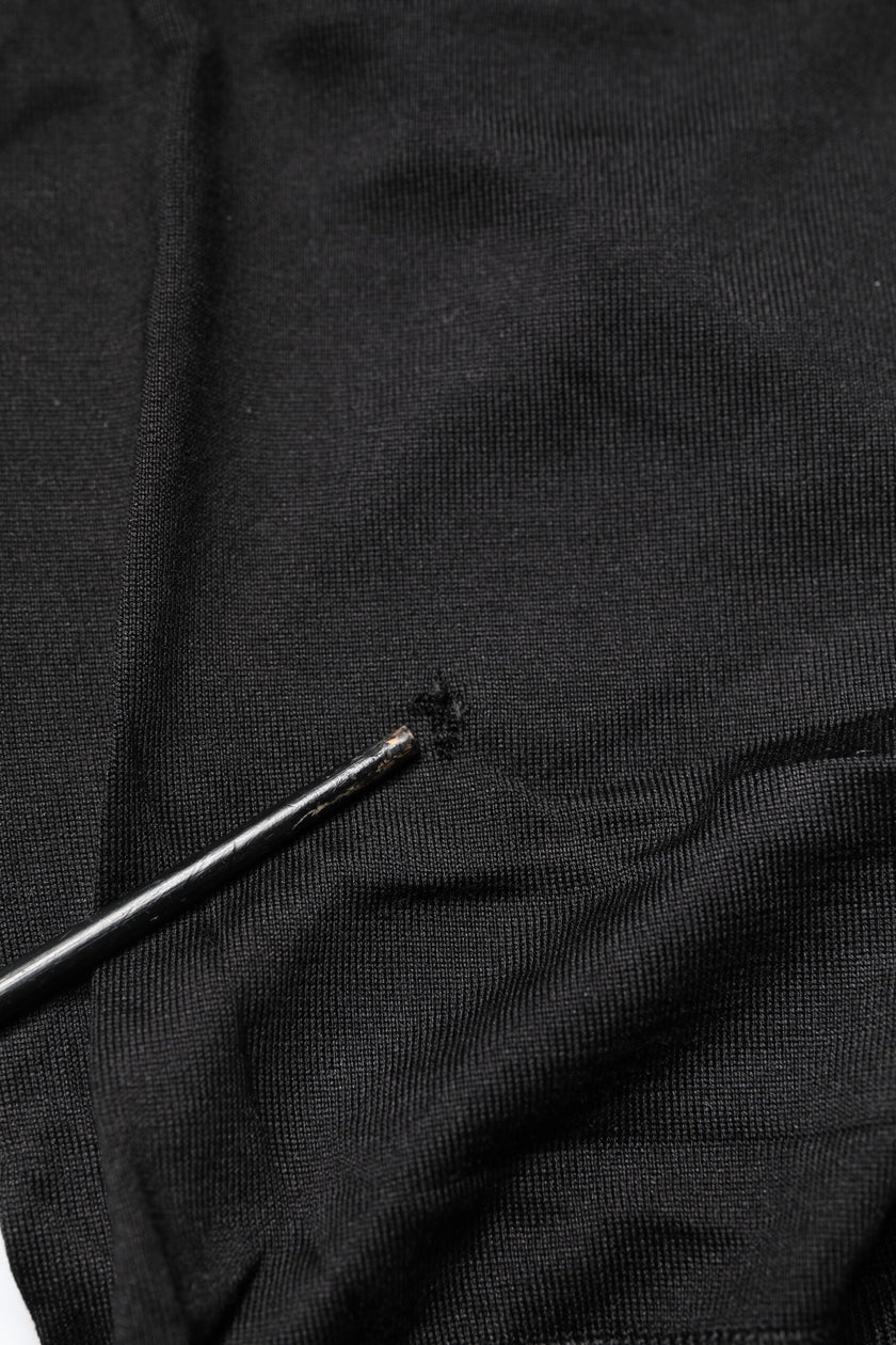 Dolce & Gabbana Black Lace Sheer Crew Neck Sleeveless Top