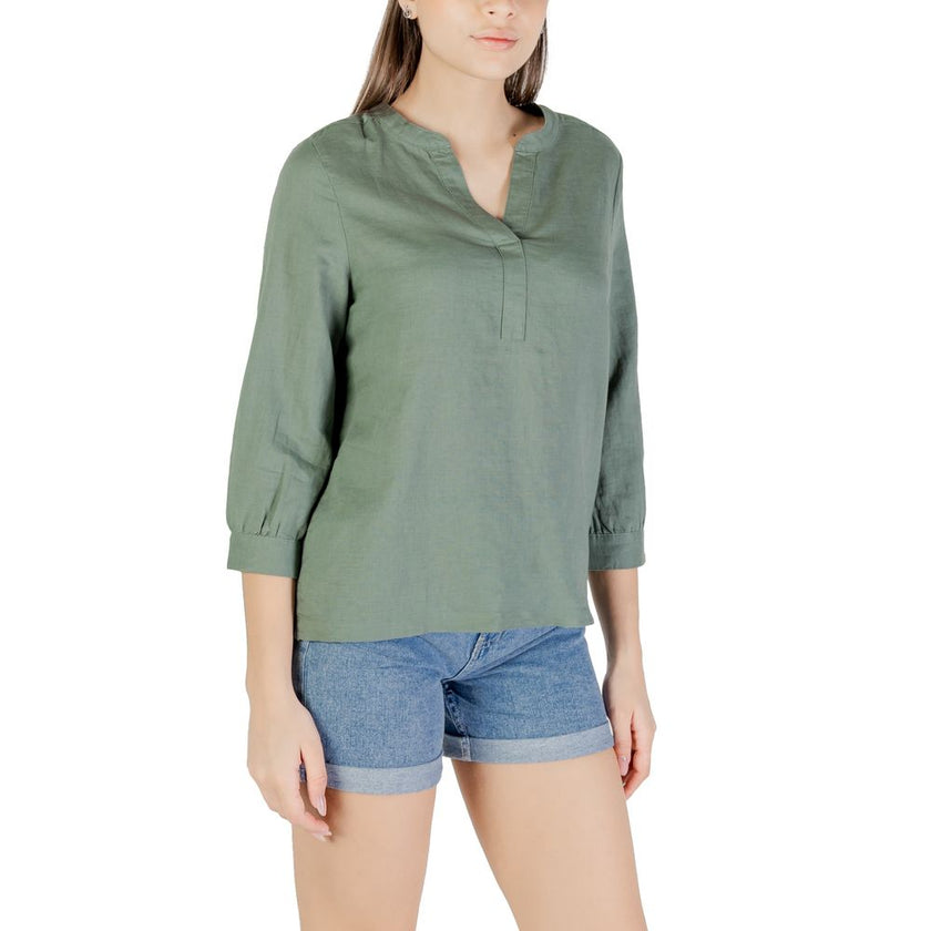 Street One Green Linen Shirt