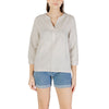 Street One Beige Linen Shirt