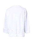 Love Moschino White Graphic Print Cotton Long Sleeves T-shirt