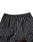 Dolce & Gabbana Black White Stripes Cotton Men Pajama Set Sleepwear