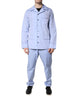 Dolce & Gabbana Light Blue DG Logo Cotton Men Pajama Set Sleepwear