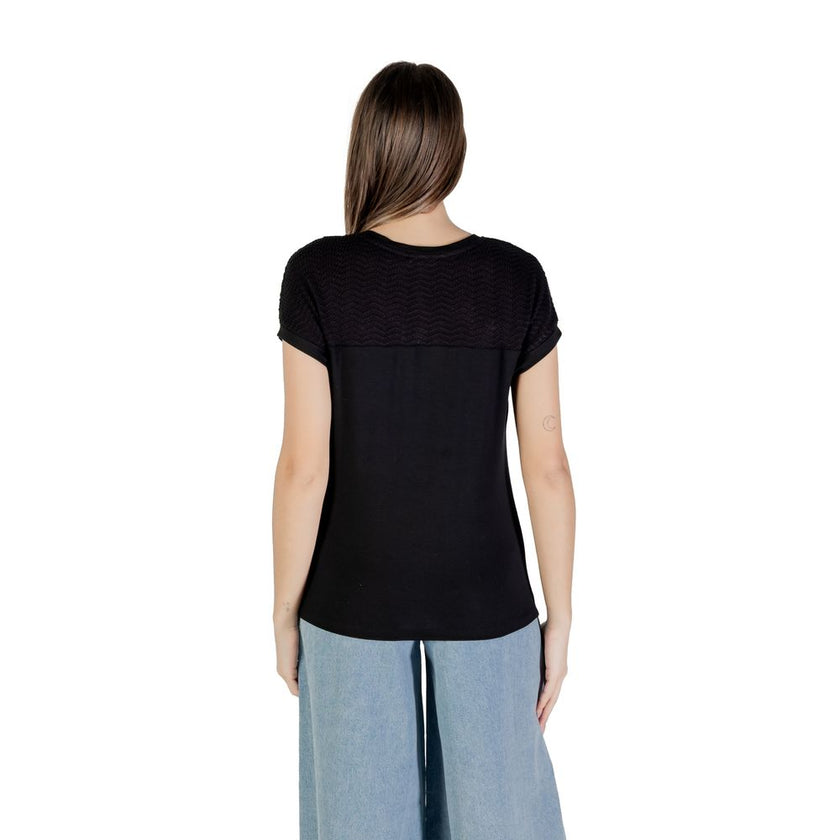 Street One Black Viscose Tops & T-Shirt